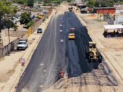 2.000 toneladas de asfalto coloca gobernacion en el eje 4 de Francisco Eugenio Bustamante