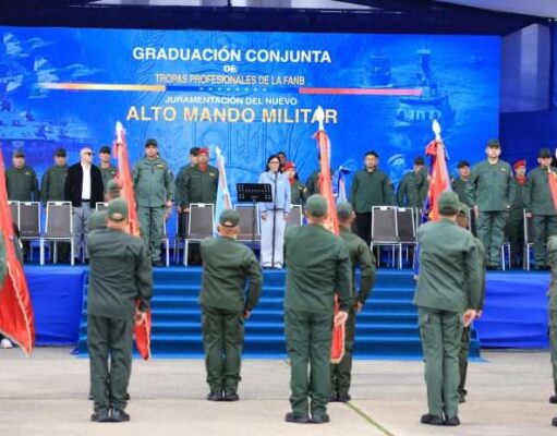 Presidenta Delcy juramentó al nuevo alto mando militar