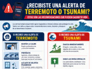 ¿Recibiste una alerta de terremoto o tsunami? Estas son las recomendaciones que pueden salvar tu vida