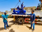 Gobernador Luis Caldera e Hidroven construyen dos estaciones de bombeo