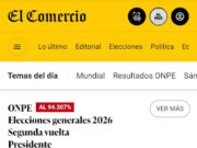 ¡URGENTE! Ganó Roberto Sánchez la Presidencia de Perú