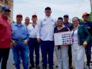 Gobernador Luis Caldera inspecciona el avance de los trabajos del Boulevard Avenida 11 de Maracaibo